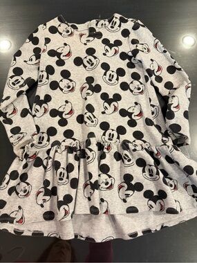 Disney Gray Mickey Mouse Dress
